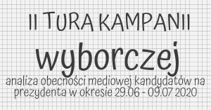 II tura wyborów: analiza obecności kandydatów w mediach