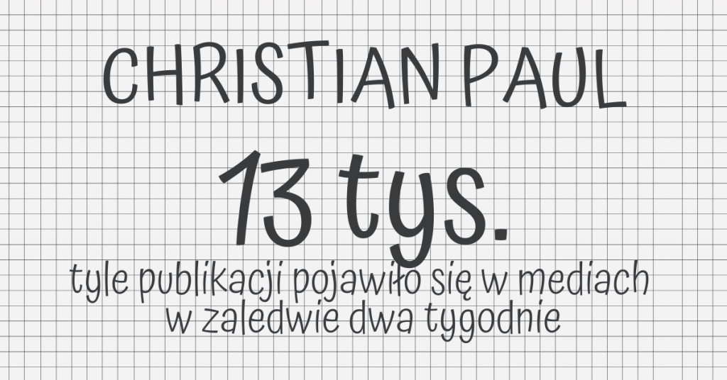 Z dwóch minut na antenie w trzynaście tysięcy publikacji