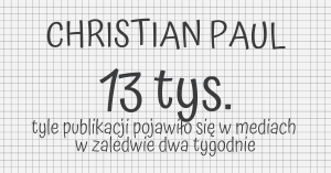 Z dwóch minut na antenie w trzynaście tysięcy publikacji