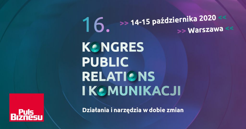 Instytut Monitorowania Mediów patronem 16. Kongresu Public Relations i Komunikacji organizowanego przez Puls Biznesu