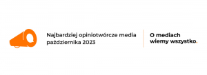 TVN24 na czele najbardziej opiniotwórczych mediów w Polsce. Na podium także RMF FM oraz Rzeczpospolita