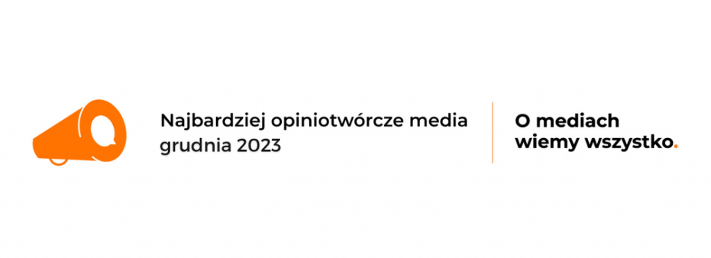 TVN24 utrzymuje pozycję lidera wśród najbardziej opiniotwórczych mediów w Polsce. W grudniu na podium również Onet i Gazeta Wyborcza