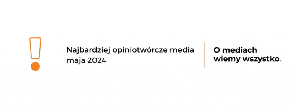 Po siedmiu miesiącach zmiana lidera wśród najbardziej opiniotwórczych mediów w Polsce. W maju zwyciężył Onet