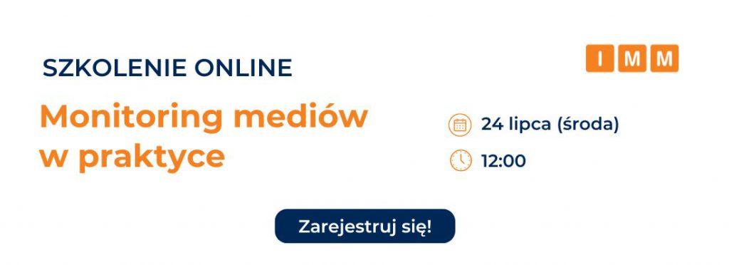 Szkolenie online IMM: Monitoring mediów w praktyce