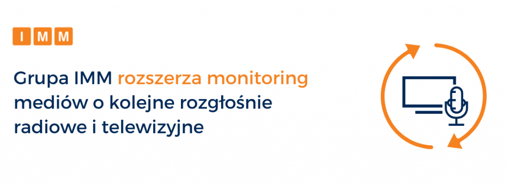 Grupa IMM rozszerza monitoring o kolejne rozgłośnie radiowe i telewizyjne. Wśród nowych źródeł stacja wPolsce24