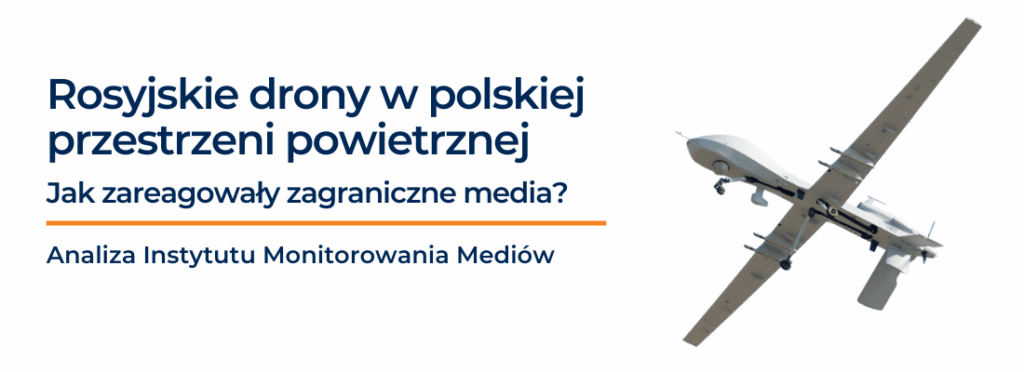 Rosyjskie drony nad Polską tematem numer jeden światowych portali