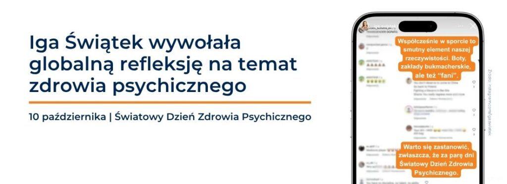 Hejt po meczu, wsparcie po publikacji. Reakcja Igi Świątek wywołała globalną refleksję na temat zdrowia psychicznego