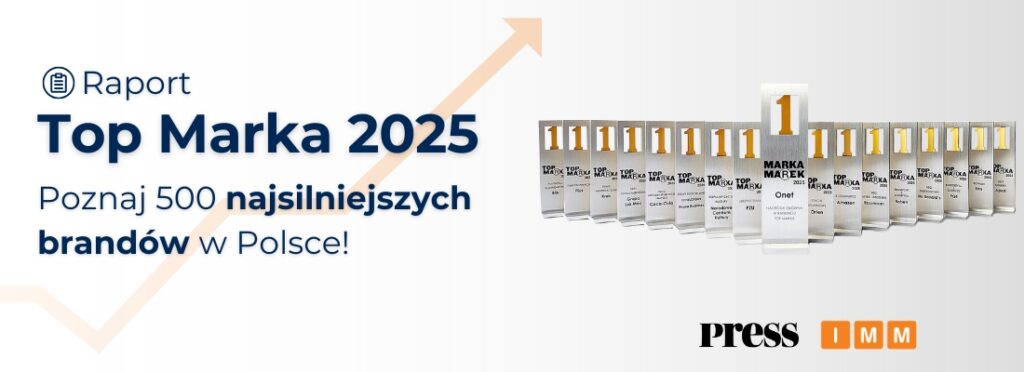 Onet, Wirtualna Polska i PKO Bank Polski na czele 500 najsilniejszych marek w Polsce. Wyniki osiemnastej edycji badania Top Marka magazynu “Press” i Instytutu Monitorowania Mediów