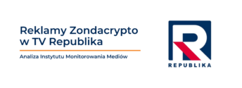 TV Republika pochłonęła 70% budżetu reklamowego Zondacrypto. 95% emisji spotów przypadło na&nbsp;rok wyborczy.