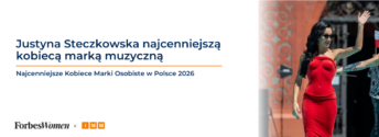 Efekt Eurowizji: Justyna Steczkowska najcenniejszą kobiecą marką osobistą w&nbsp;branży muzycznej