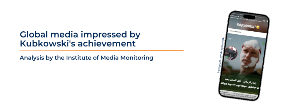 Global media impressed by Kubkowski’s achievement. Over 600 online publications in 3 days