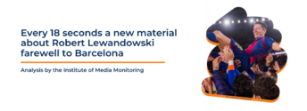 A new article every 18 seconds and 29 million interactions in three days. This is how the world reacted to Robert Lewandowski farewell to Barcelona