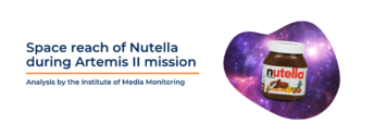 Space reach of Nutella during Artemis II mission