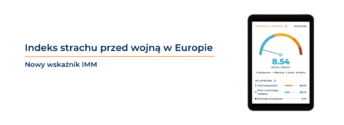 Poziom obaw przed&nbsp;wojną w&nbsp;Europie w&nbsp;polskich mediach wzrósł  od&nbsp;początku roku o&nbsp;14 proc. Bezpośredni wpływ na&nbsp;ten skok miały incydenty przy polskiej granicy.